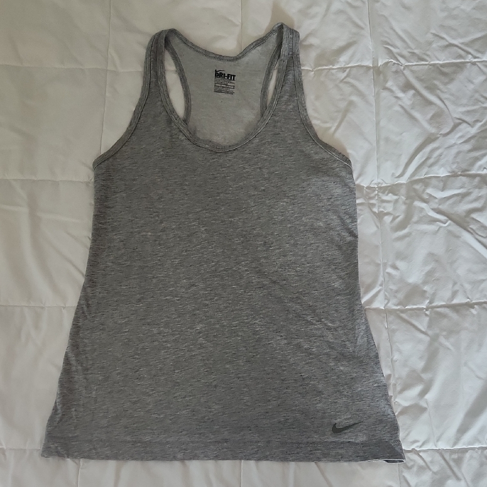 Nike Women's Heather Gray Tank Top